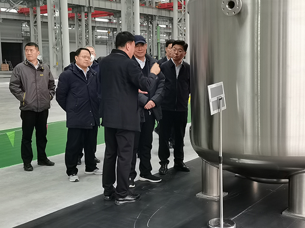 山東省生態環境廳參觀太極并對太極公司的環境保護表示認可