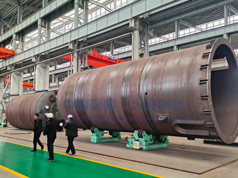 國外客戶實地檢驗 高度認可太極搪玻璃設備